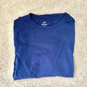 Men’s Regular Fit XXL Navy Short Sleeve Shirt